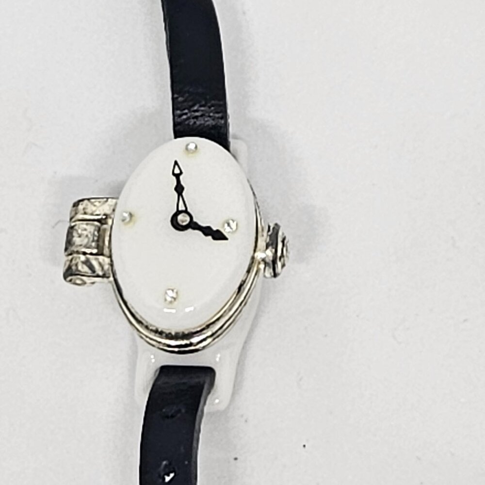 Miniature Hinged Porcelain Wrist Watch - Doll Watch - Midwest of Cannon Falls